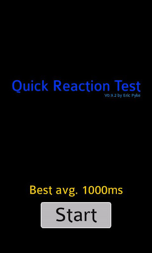 Quick Reaction Test