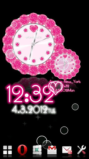 オトメ時計 ピンク ♥ギャラリープラグイン