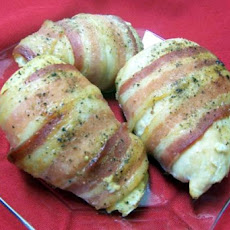 Bacon Wrapped Boursin Stuffed Chicken Breasts - a Deux!