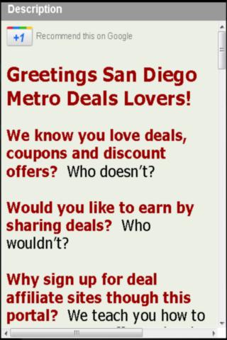 Deals San Diego Rewards Cash