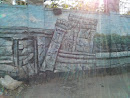 Collapsed Fort Wall Mural