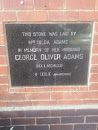 Corner Stone to Oliver Adams Hall