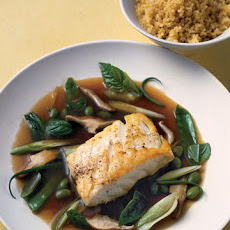 Pacific Halibut in Green Tea Broth