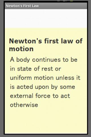 Useful Physics Formulas