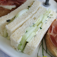 Cucumber and Butter Tea Sandwiches