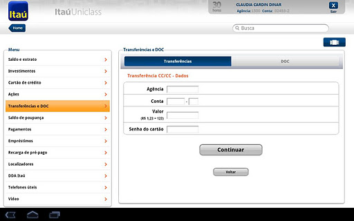 【免費財經App】Itaú Uniclass para Tablets-APP點子