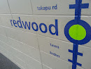 Redwood Train Station - Southbound Platform