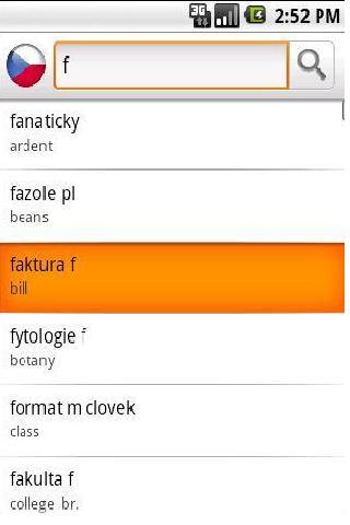 Czech English Dictionary