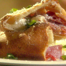 Emeril's Sopressata and Genoa Salami Calzones with Roasted Red Pepper