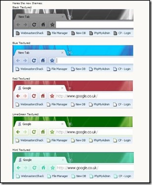 5 temi per google chrome