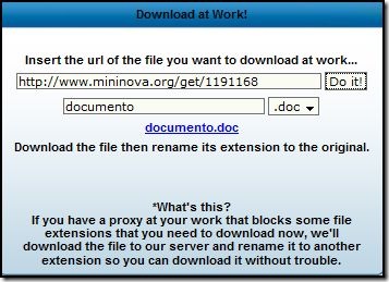 download at work