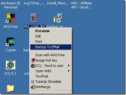 backup to mail