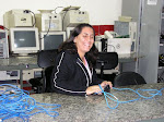 Testando cabinhos de rede.
