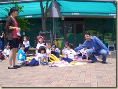 copii coreeni la picnic