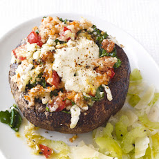 Cheese-Stuffed Portobellos