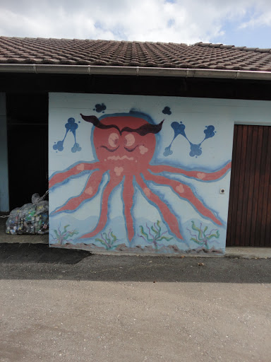 Squid on Wall