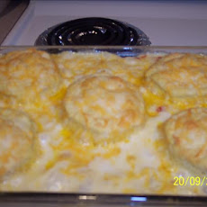 Creamed Chicken and Biscuits