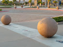 Breen Park Ball Statues 