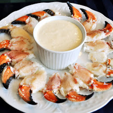 Stone Crab Claws with Mustard Dipping Sauce
