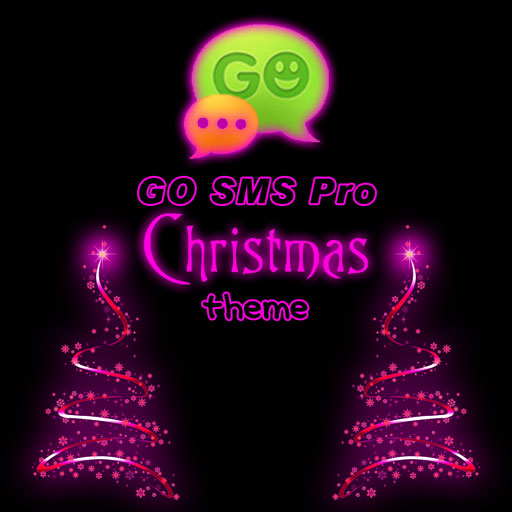 GO SMS Pro Christmas Purple LOGO-APP點子