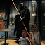 Eli and Natalie in front of Darth Maul.