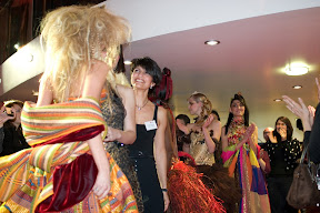 D&eacute;fil&eacute; de robe du cr&eacute;ateur Nicolas Fafiote pour l'ouverture du festival "D'un monde &agrave; l'autre"....