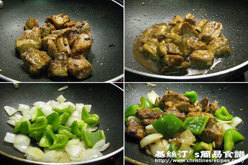 豉椒排骨製作圖 Stir-fried Pork Ribs in Black Bean Garlic Sauce Procedures