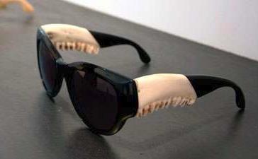 Gafas mandibula ciervo