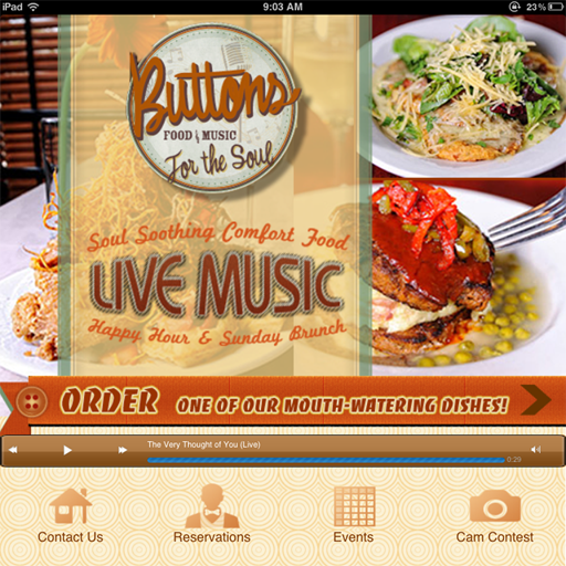 Button's Restaurant App LOGO-APP點子