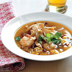 10-Minute Shrimp and Tortilla Soup