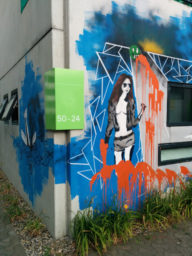 Graffiti Am 50er Haus