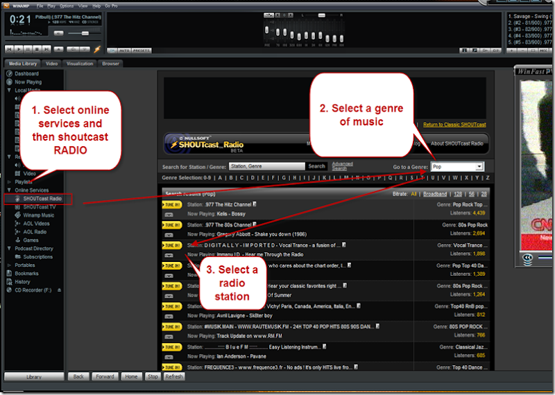 winamp radio