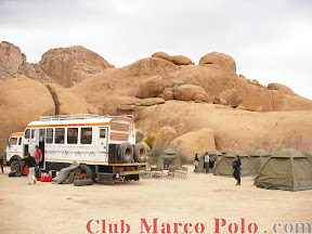 Campamento al aire libre en Spitzkoppe