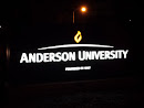 Anderson University Welcome Sign