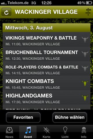 wacken-open-air-mobile-app for android screenshot