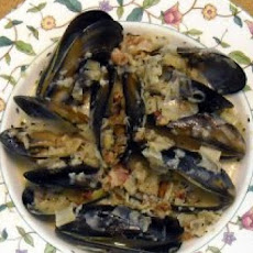 Beer & Bacon Mussels