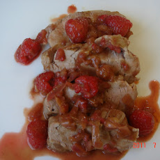 Pan Roasted Pork Tenderloin with Raspberry Reduction
