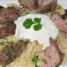 Spicy Lamb With Garlic Couscous