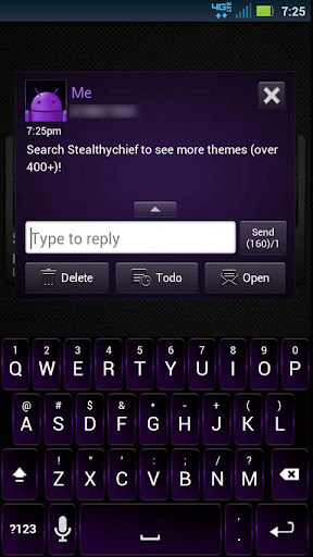 免費下載個人化APP|GO SMS Dark Purple Theme app開箱文|APP開箱王