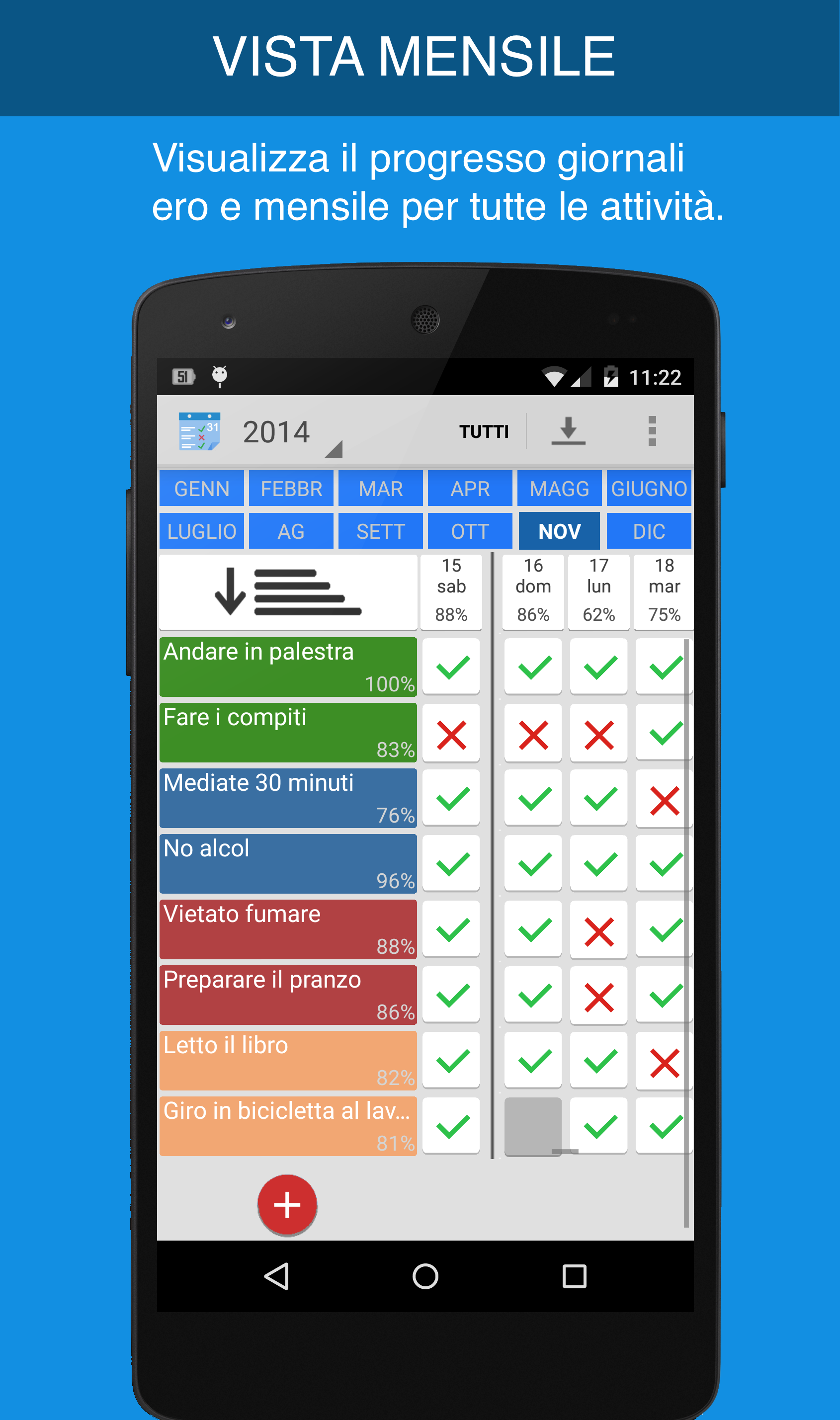 Android application Daily Task Tracker screenshort