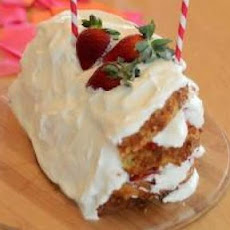 White Chocolate Berry Cake