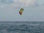 Hukilua Beach Park brings out Kite/Para Surfing - new to us!