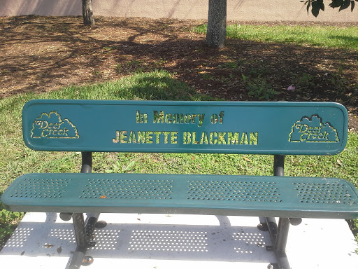 Jeanette Blackman Memorial Bench
