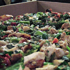 Chicken, Spinach, Sun-Dried Tomato, and Feta Pizza