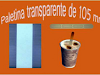Paletina Transparente De 105 Mm Para Máquinas Ven