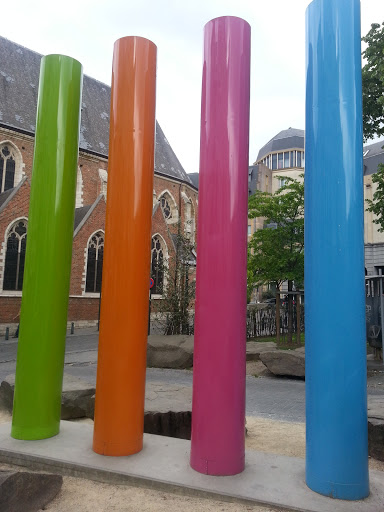 Coloured Pillars