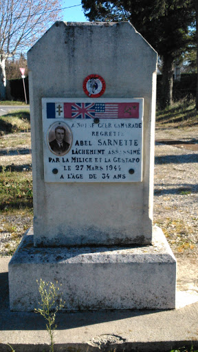Stelle Commémorative D'Abel Sarnette