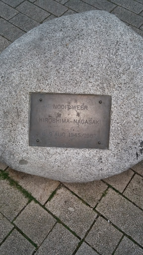 Gedenksteen Hiroshima Nagasaki