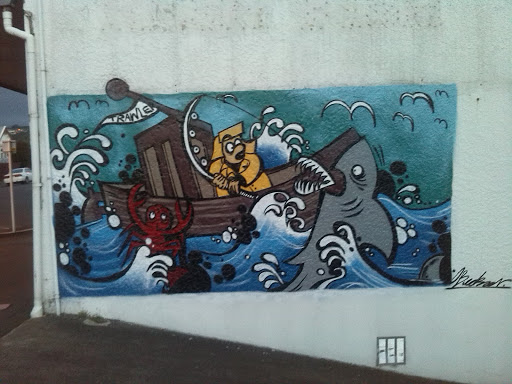 Trawler Fish Mural