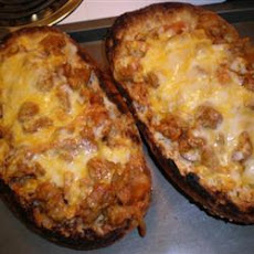 Onion and Sausage Pizza